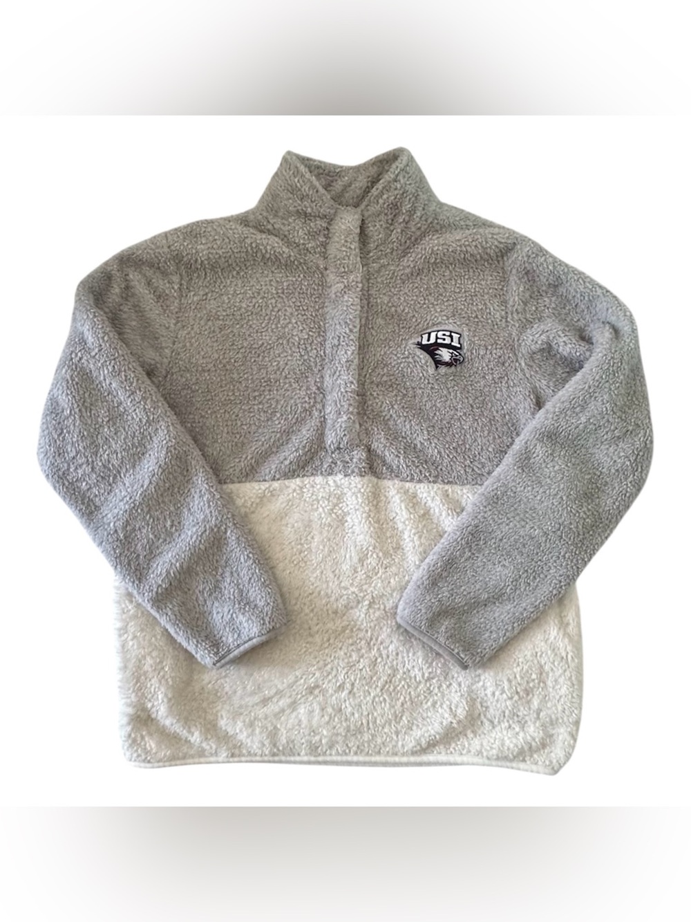 Vintage Women’s Boxercraft Fuzzy University of Southern Indiana Fleece Pullover
